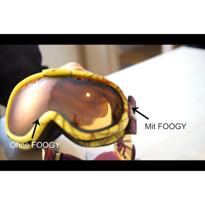 FOOGY anti-fog cloth glasses cleaning cloth made of gray microfibre, anti-fog cloth glasses, dry, nano technology for the anti-fog effect, NO anti-fog spray required - NewNest Australia