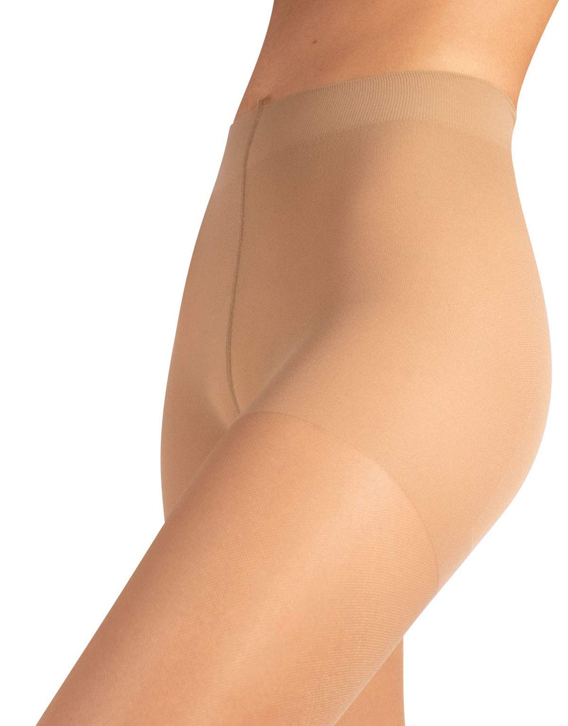 CALZITALY Medical Fine Support Tights Graduated Compression 10-14 mm/Hg | Black, skin color | S, M, L, XL, XXL | 70 DEN | Made in Italy Beige - NewNest Australia