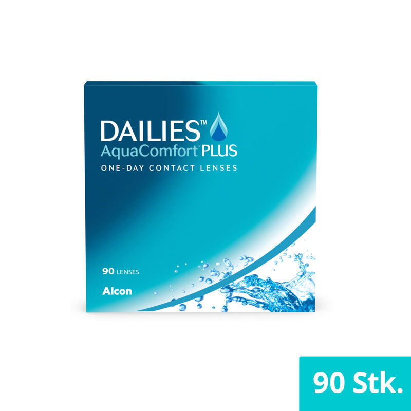 Dailies AquaComfort Plus daily lenses soft, 90 pieces, BC 8.7 mm, DIA 14.0 mm, -2.50 diopters -2.5 diopters 8.7 millimeters 14.0 millimeters - NewNest Australia