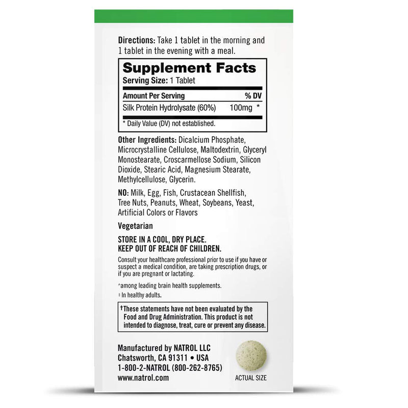 Natrol Cognium Tablets, Brain Health, Keeps Memory Strong, Shown to Improve Memory and Recall in Healthy Adults, Safe and Stimulant Free, 100mg, 60 Count - NewNest Australia