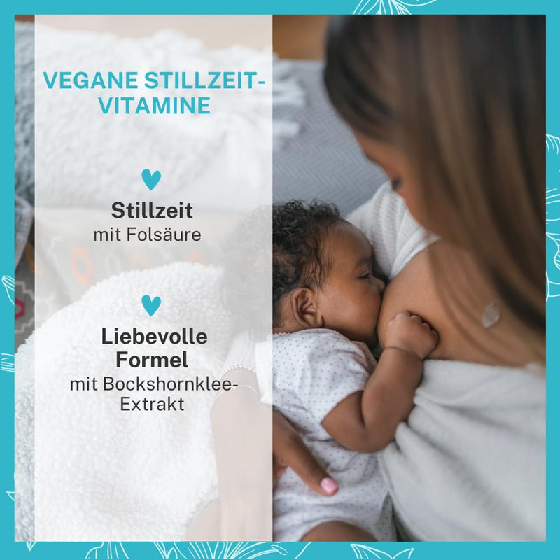BabyFORTE® breastfeeding 90 vegan capsules - fenugreek 10:1, fennel, Quatrefolic®, combine with breastfeeding vitamins 90 pieces (pack of 1) - NewNest Australia