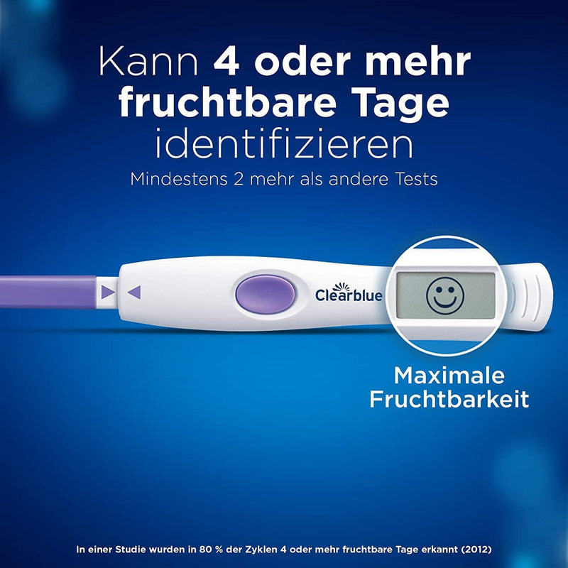 Clearblue Fertility Ovulation Test Kit, 20 Tests + 1 Digital Test Holder, Fertility Test For Women / Ovulation, Advanced & Digital (Tests 2 Hormones), Get Pregnant Quicker - NewNest Australia