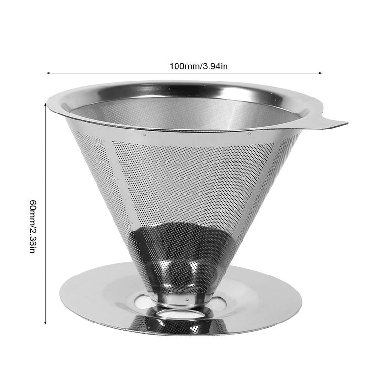 Stainless Steel Coffee Filter Reusable Serve Coffee Maker for Home Office Use - NewNest Australia