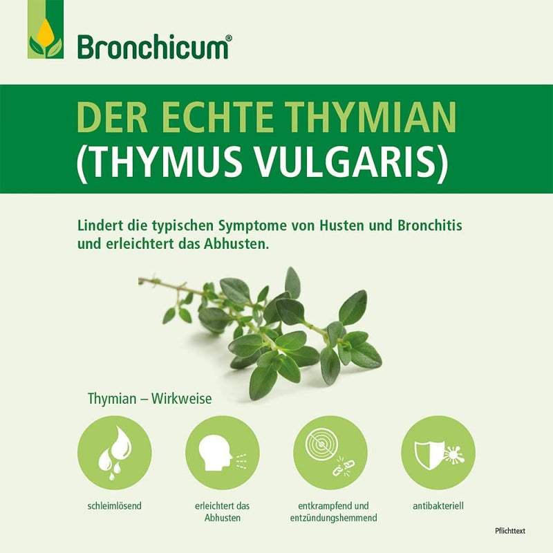 Bronchicum thyme cough syrup, 200 ml - NewNest Australia