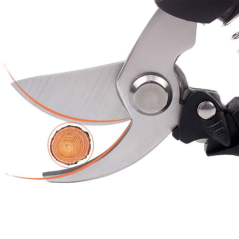 Henglong Steel Pruning Shears - Best Tree Trimmer, Garden Shears, Hand Pruner—Razor Sharp Bypass Secateurs, Ergonomic Gardening Tool for Effortless Cuts 2pcs/pack - NewNest Australia