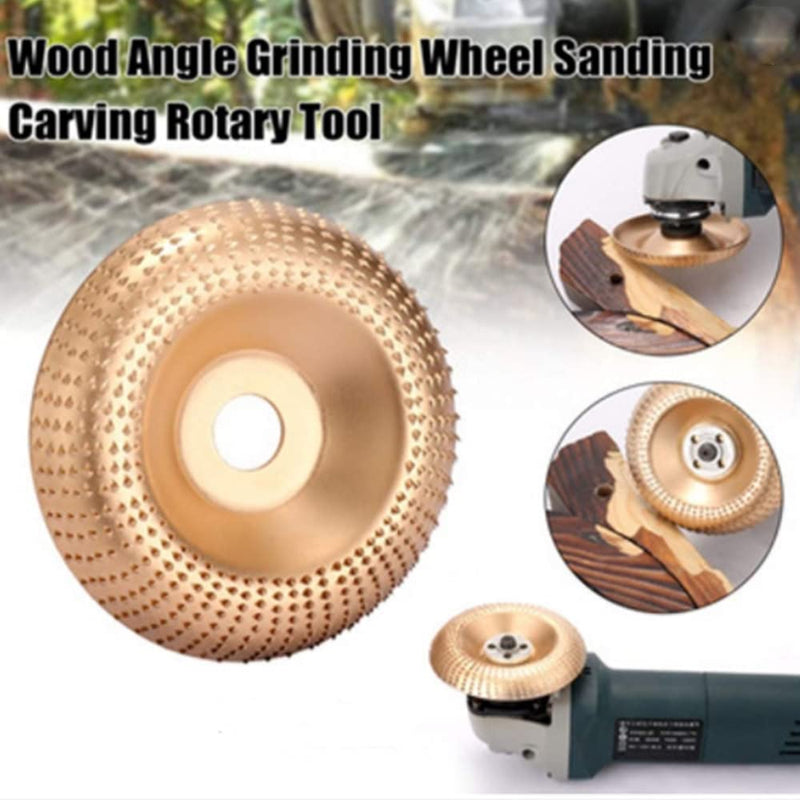 4 X Wood Polishing Grinding Shaping Disc for Carpentry Angle Grinder,Wood Grinding Wheel Rotary Disc Sanding Wood Carving Tool Abrasive Disc Tools - NewNest Australia