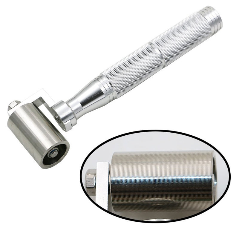 Metal Hand Stainless Steel Wallpaper Seam Roller Home Decoration Seamed DIY Tool#1705101-34mm 34mm - NewNest Australia