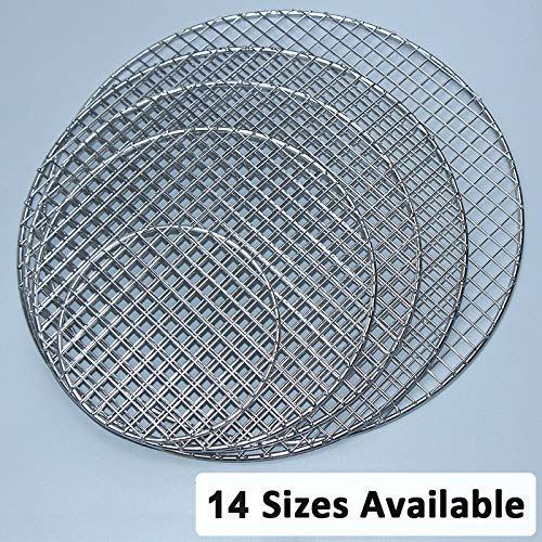 Turbokey Round Barbecue Wire Rack Dia 9.5" Multi-Purpose Grill Cooling Rack BBQ Accessories Grill Net for Airfryer Instant Pot/Pressure Cooker (240mm/9.5") Dia 9.5" - NewNest Australia