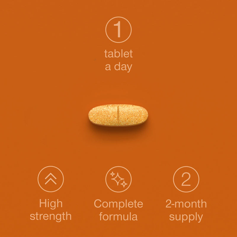 Multivitamins and Minerals with Omega 3 - Multivitamin Tablets for Men & Women - Multi Vitamins for Adults with Iron, Zinc, Vitamin D, C, B Complex - Complete 26 Key Nutrients - 60 Tablets - UK Made - NewNest Australia