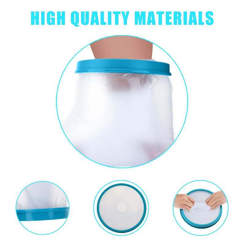 Shower Protection Foot Non-Slip Bandage Protection Waterproof Cast Protection For The Shower, Plaster Protection Foot Hold, Reusable, Plaster Bandage Protection Waterproof For Foot, Ankle (S) - NewNest Australia