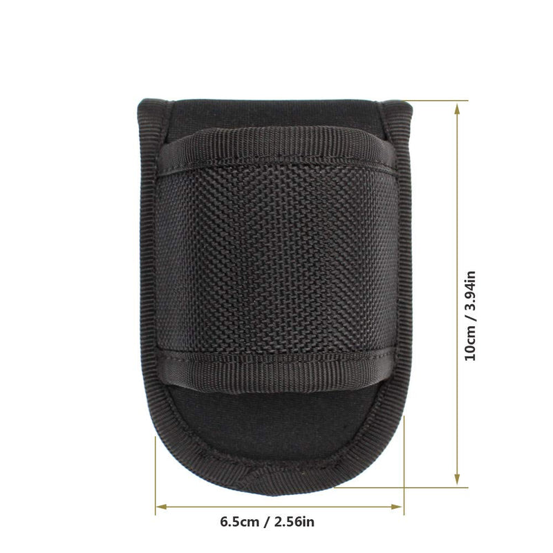 ROCOTACTICAL Open Top Compact Light Holder, 1680 Denier Ballistic Nylon, Duty Belt D Cell Light Carrier Case - NewNest Australia