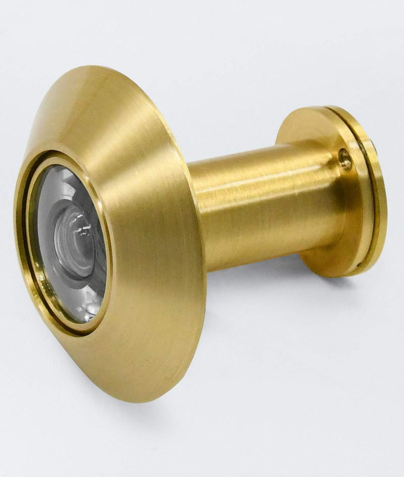 Earl Diamond Safety Peek Peep Holes,Solid Brass Anti-Prying Door Viewer/Peephole with Heavy Duty Rotating Privacy Cover for 1-3/8" to 2-1/6" Doors, Door Viewer for Home Office Hotel Satin Gold - NewNest Australia