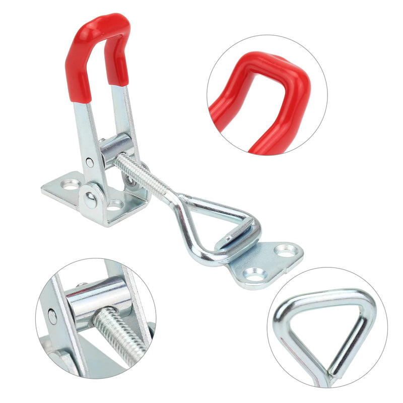 Favordrory 6 Pack Toggle Latch Clamp, Pull Latch, Adjustable Toggle Clamp Latch, Heavy Duty Toggle Latch, 150Kg 330Lbs Holding Capacity (25 Pieces Screws) - NewNest Australia