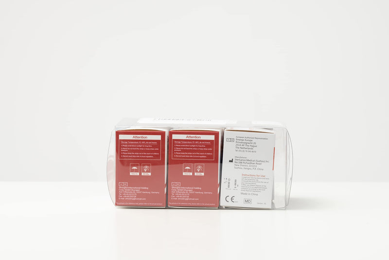 sinocare Blood Glucose Test Strips x100 & Lancing Devices x 100, Diabetic Strips Only for sinocare Safe AQ Smart Blood Glucose Monitor or Safe AQ Voice Blood Glucose Monitor Safe AQ Test Strips x 100 - NewNest Australia