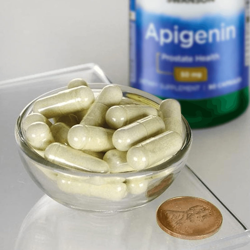 Swanson Apigenin Prostate Health Supplements Nerve Health Glucose Metabolism 50 mg 90 Capsules 1 - NewNest Australia