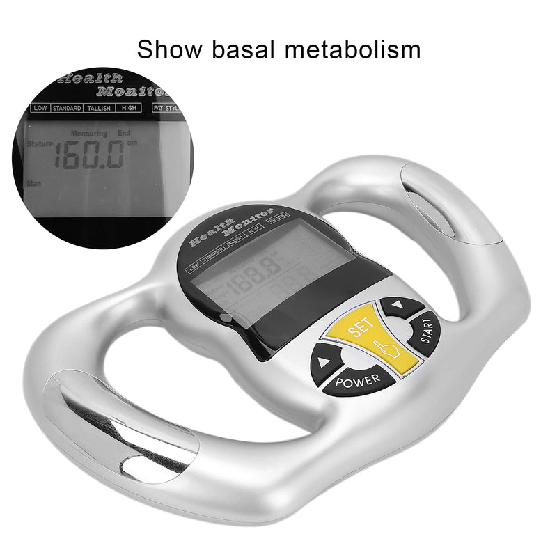 Handheld Body Fat Analyzer, Body Composition Monitor, Portable Body Fat Tester BMI Meter Fat Analyzer Body Fat Loss Monitor Measure Device for Fitness Bodybuilding Muscle Gain - NewNest Australia