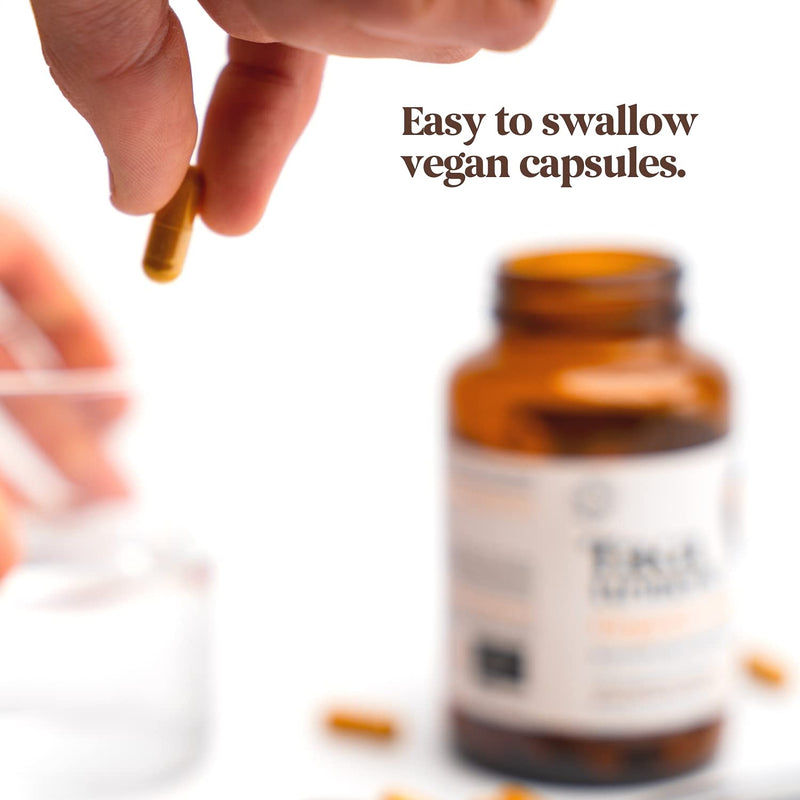 Taka Turmeric Organic Turmeric with Black Pepper Extract - 120 Vegan Capsules, 500mg Pure Indian Turmeric Powder with Natural Curcumin Content, Enhanced Absorption from Piperine, Independently Tested - NewNest Australia