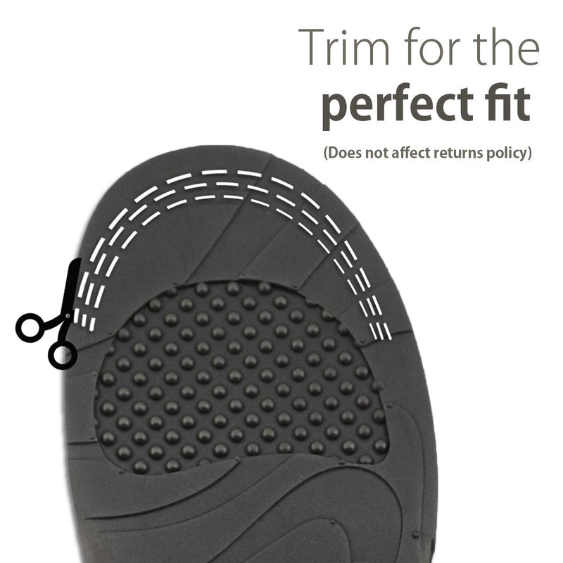 FootActive Comfort Insoles | The Original | Physio Recommended Orthotic Arch Support Insoles for Heel Pain, Heel spur, Plantar Fasciitis, Knee Pain and Back Pain 9/10.5 UK - NewNest Australia