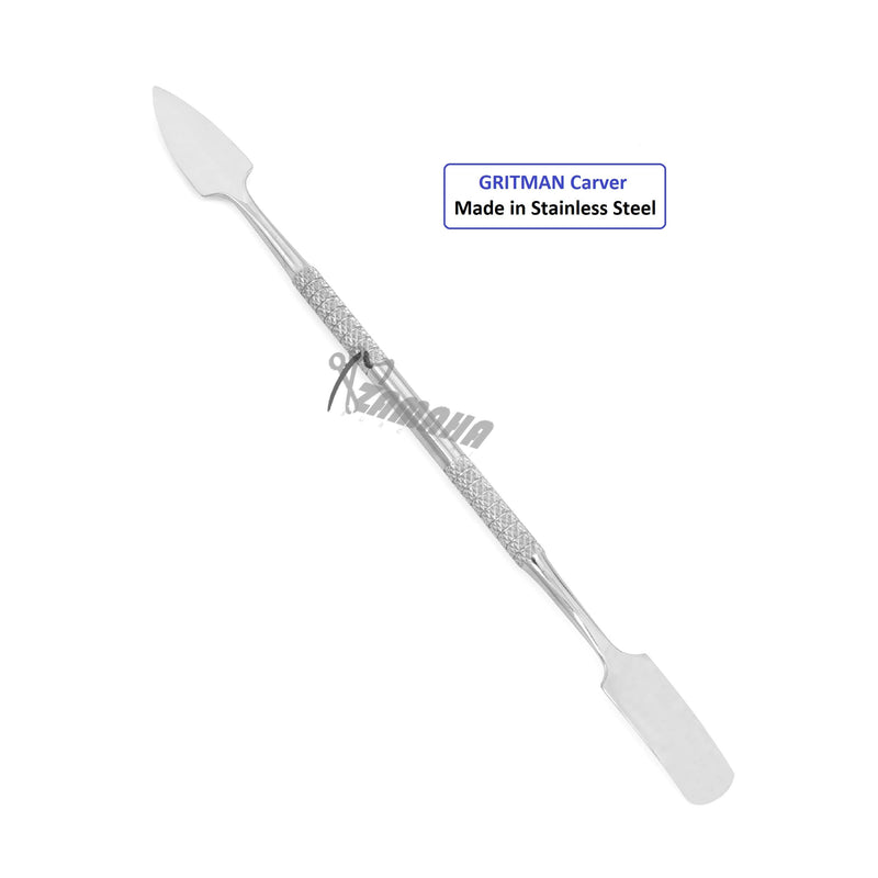 ZAMAHA UK 04 PCS Wax Carving Tools Dental Waxing Instruments, Stainless Steel Wax Carvers Set - Metal Clay Sculpting Pottery Sculpture Tools - Double Ended DIY Waxing Modeling Kits, Silver - NewNest Australia