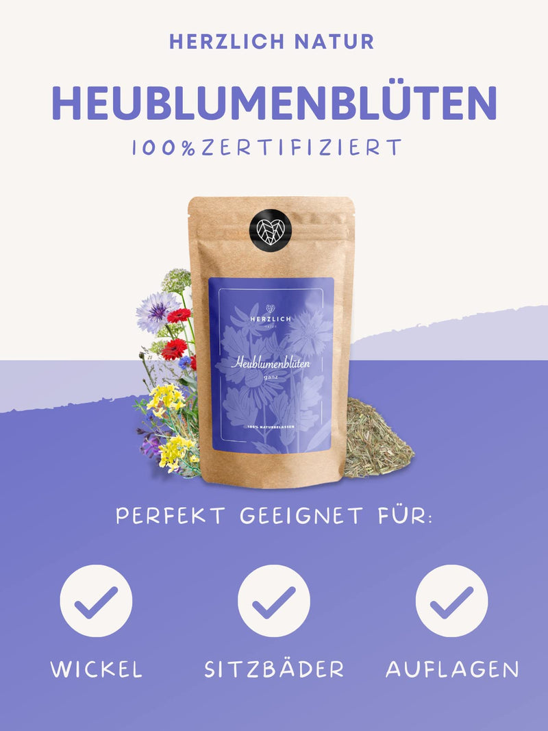 Hay Flowers - Hay Flower Flowers For Hay Flowers Sitting Bath Pregnancy - Hay Flower Bath, Bath Tea, Wrap And Pads - For Birth Preparation, Warm Nature (100 G) - NewNest Australia