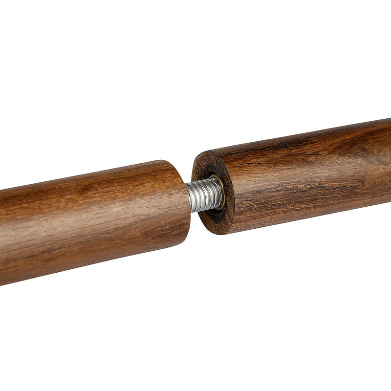 StretchNHeal Multipurpose Wooden Pranayama Stick – Lung Opener for fuller Breathing - Posture Corrector and Flexibility Enhancer - Detachable Robust Yoga Pole - NewNest Australia