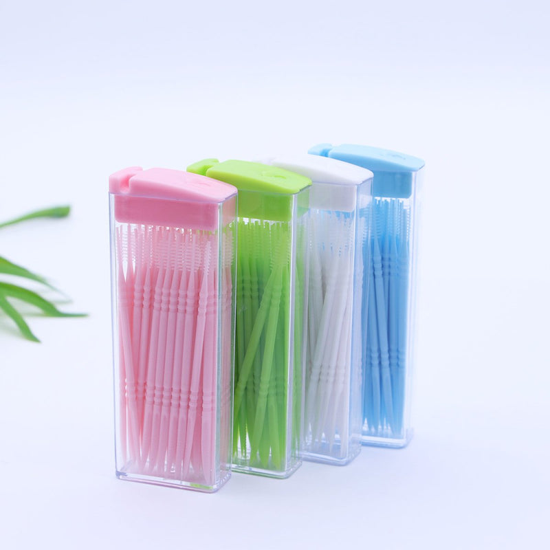 Healifty Double Sided Plastic Oral Care Toothpicks Pack of 200 - NewNest Australia