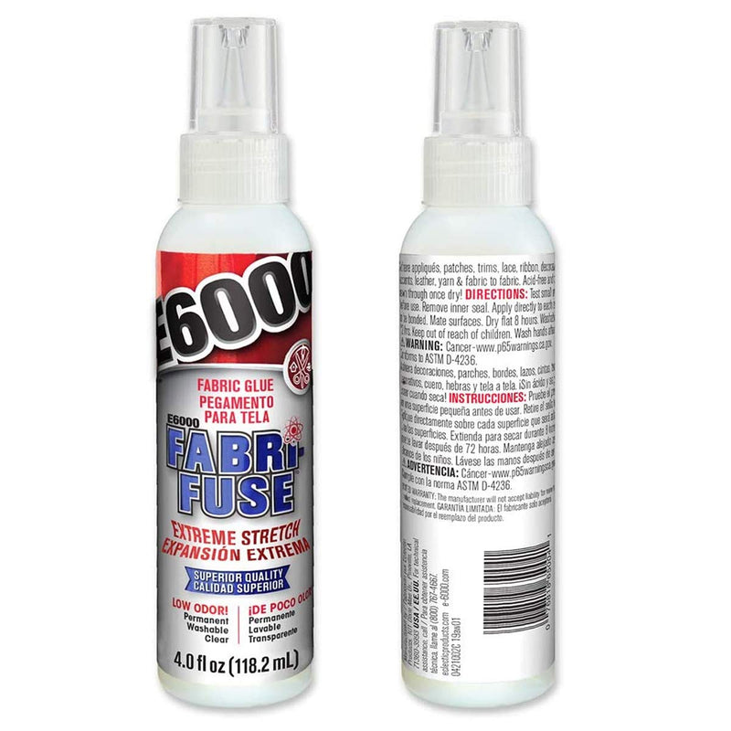 E6000 Fabri-Fuse Fabric Adhesive Glue (4-Ounce), for Rhinestones, Gems, 5-Pack Pixiss Wooden Handle Stylus Applicator Pens - NewNest Australia