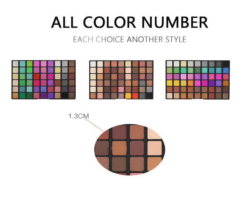 FantasyDay Professional Eyeshadow Palette Makeup Contouring Kit - 162 Colours Highly Pigmented Nudes Warm Natural Matte Shimmer Cosmetic Eye Shadows Pallet Powder Palette #2 - NewNest Australia