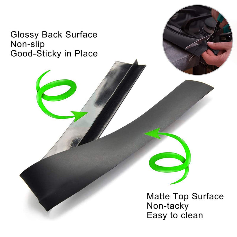 Kitchen Silicone Stove Gap Cover（2 Pack),25/21inch Kitchen Silicone Stove Counter Gap Cover Between Oven and Countertop Dishwasher, Easy Clean Heat Resistant Gap Guards… (21 inch) 21 inch - NewNest Australia