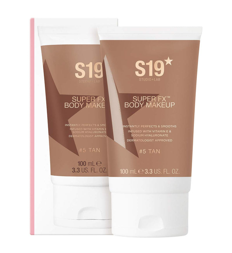 S19 SUPER FX Body Makeup, TAN - Smoothes & Evens Skin Tone & Texture, Hide Scars & Blemishes -100ml - NewNest Australia