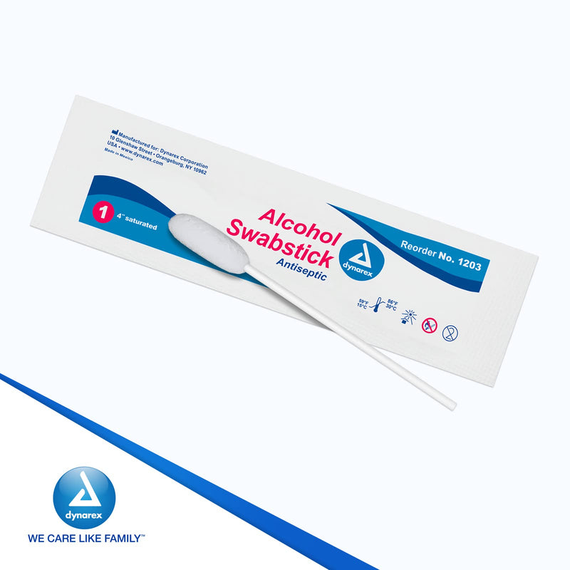 1203 PT# 1203- Alcohol Swabstick 1's 50/Bx by, Dynarex Corporation - NewNest Australia
