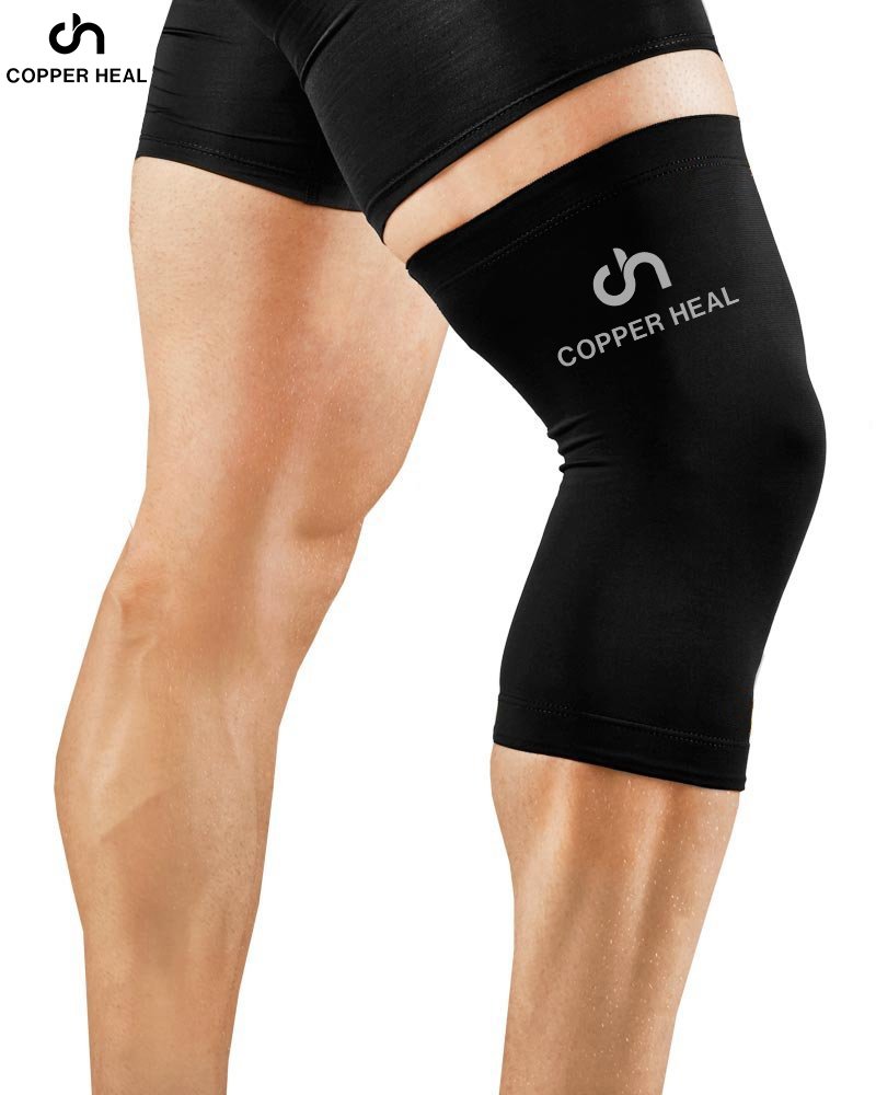COPPER HEAL Knee Compression Sleeve - BEST Medical Recovery Knee Brace GUARANTEED with Highest Copper Infused Content to Support Stiff Sore Muscles and Joints, Meniscus Tear & Patella Stabilizer Strap M - NewNest Australia