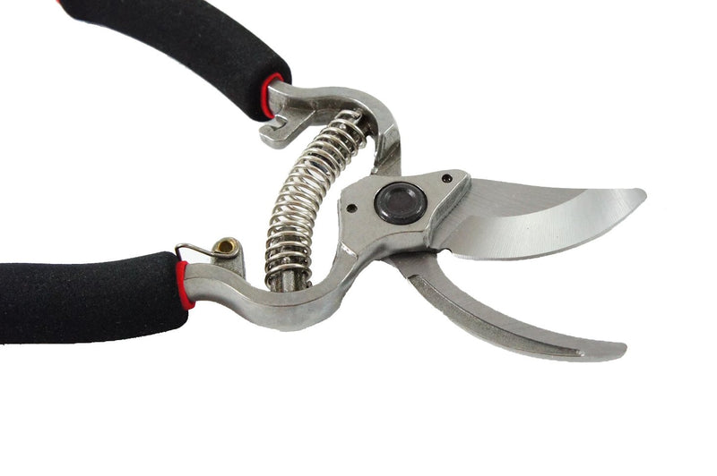 Q-yard Heavy Duty Pruning Shears-Professional Gardening, Razor Sharp - Avid Gardeners & Tree Trimmers, Red Silver - NewNest Australia