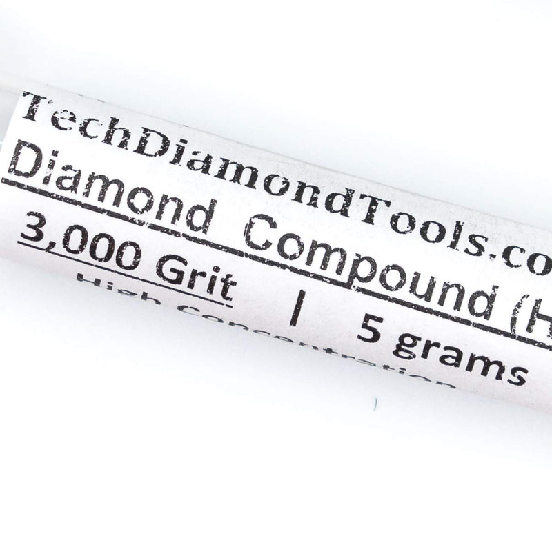 TechDiamondTools Diamond Polishing Compound Polishing Paste 3,000 Grit Mesh 3-6 Microns for Fine Polishing 5 Grams with High (H) 50% Concentration of Damond Powder 3,000 grit / 3 - 6 microns - NewNest Australia