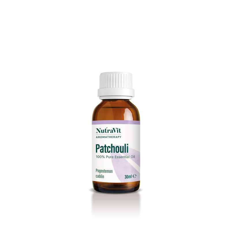 NutraVit - Sri Lankan Patchouli Oil | 100% Pure Essential Oil - 30ml - Theraputic Grade Aromatherapy Oil - Diffuser, Humidifier | for Dry Skin, Hair Growth & Uplift Energy - NewNest Australia