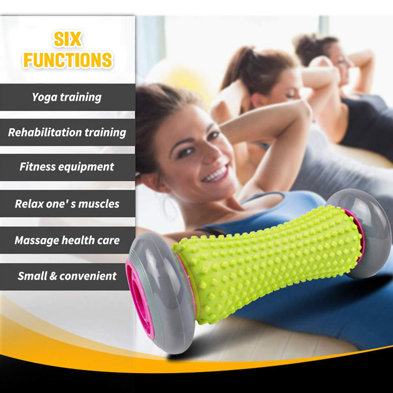 LassZone Foot Massage Roller Muscle Relaxation Applicable for Arm Leg and The Whole Body to Relieve Pain and Tiredness, Plantar Fasciitis Stick Deep Release Pressure Used at Home and Office Grey - NewNest Australia