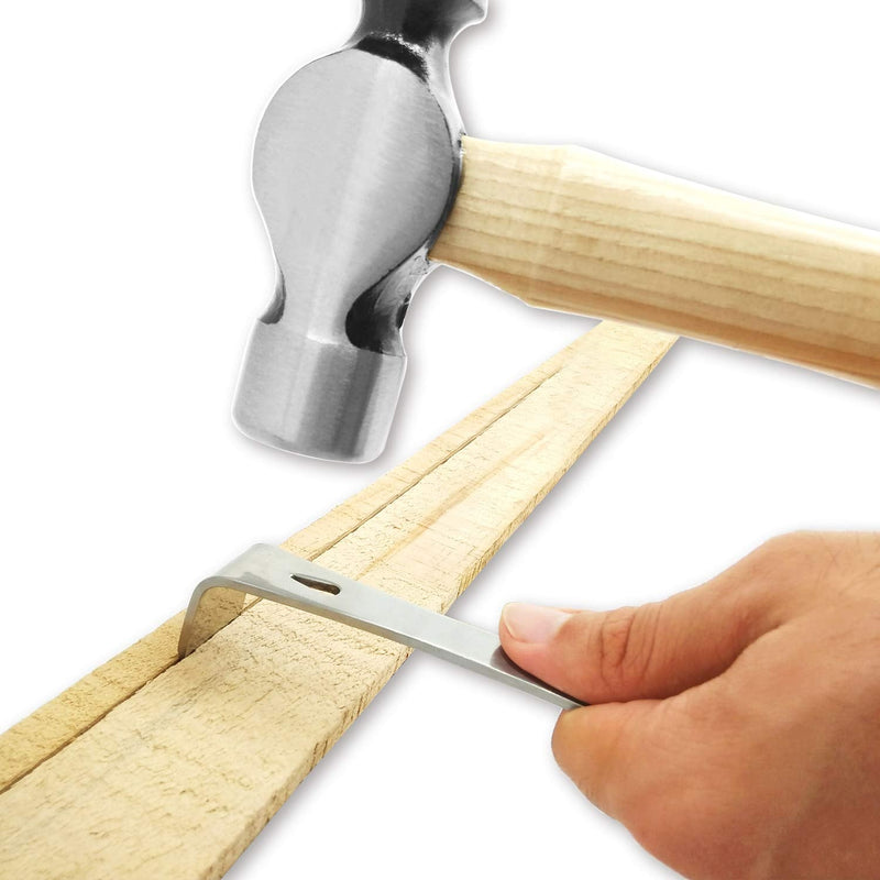 CHILI Tools 7/8" Wide Mini Pry Bar With Flat End, 5 In 1 Paint Scraper With Wooden Handle Hammer End - NewNest Australia