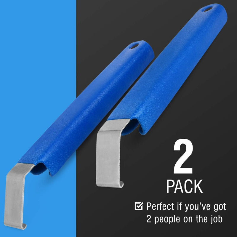 2 Pack Vinyl Siding Removal Tool for Installation and Repair, Extra Long Non-Slip Grip Handle, Easy Removal of Vinyl Sidings Without Damaging Siding, One-Piece Steel Zip Tool - NewNest Australia