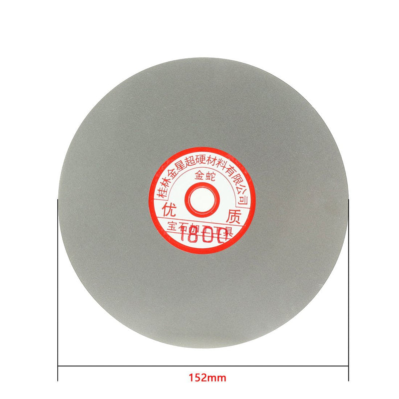 uxcell 6-inch Grit 1800 Diamond Coated Flat Lap Wheel Grinding Sanding Polishing Disc - NewNest Australia
