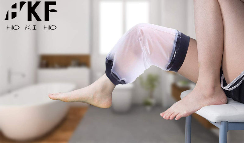 HKF HO KI HO Waterproof Protectors Dressing Cover for Shower,Cast Protector for Adults Knee,Adult Broken Knee Wound Burns Cast Cover with Waterproof Seal Protection,Lightweight Reusable. - NewNest Australia