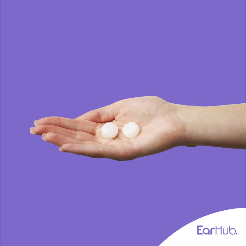 EarHub Sleepwell Soft Premium Silicone Earplugs 12 Pairs. Reusable & Custom Fit Silicone Ear Plugs. Best Used for Sleep. Also Used for Travel, Water Sports, Work, Study & Concerts. Travel case inc - NewNest Australia