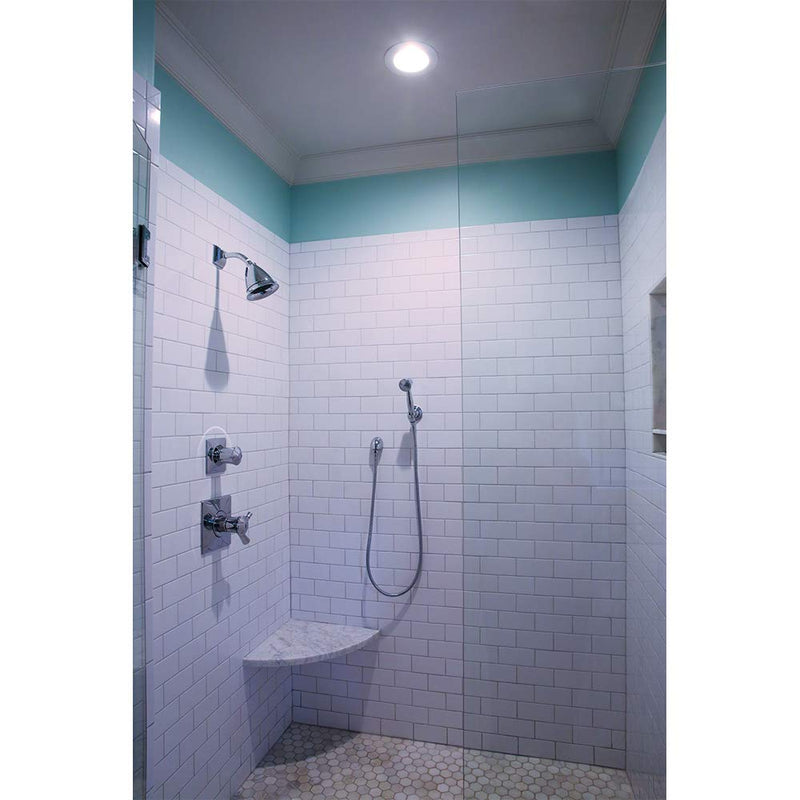 HALO 70PS Recessed Light Trim with Frosted Albalite Lens, White, 6 in. - NewNest Australia