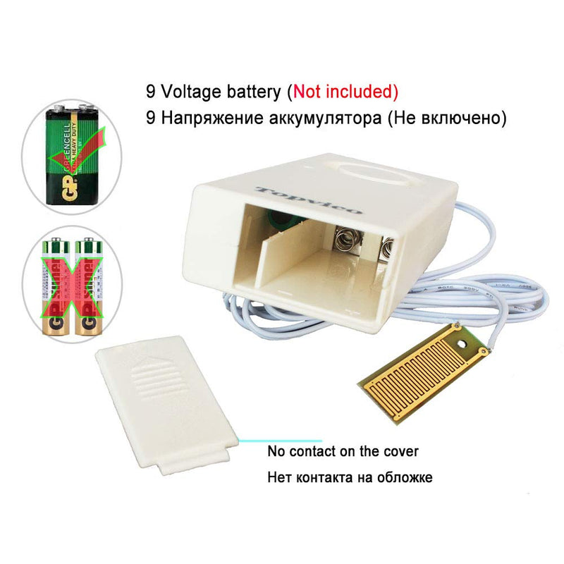 Topvico Water Leak Sensor Detector Flood Alarm for Basement 120dB Work Alone Battery Operated 3 Packs - NewNest Australia