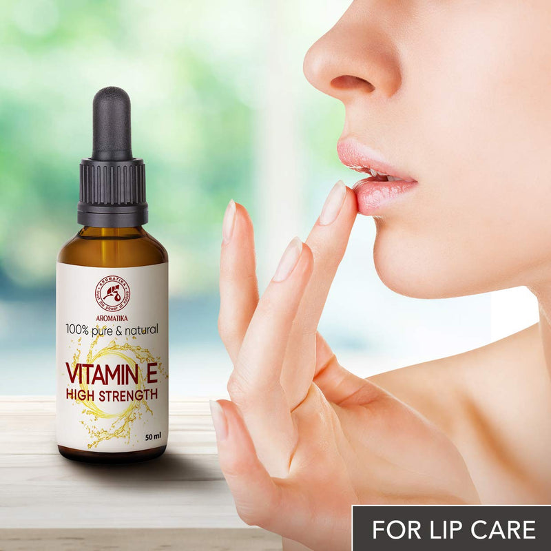 Vitamin E oil highly concentrated 50 ml - Vitamin E strong for face and body care - Tocopherol - Highly concentrated Vitamin E drops for Vitamin E oil - Natural antiaging Vitamin E - hair care - NewNest Australia