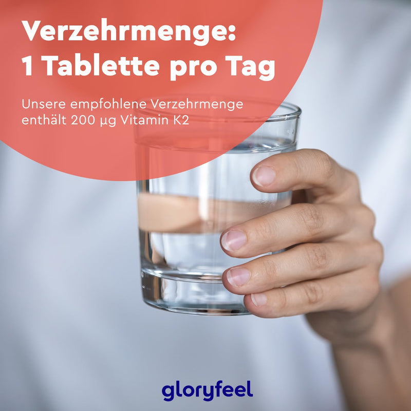 Vitamin K2 MK-7 200µg - 200 vegan tablets - Premium K2VITAL® K2-MK7 Menaquinone 99.7+% All-Trans - Laboratory tested and made in Germany without additives - NewNest Australia