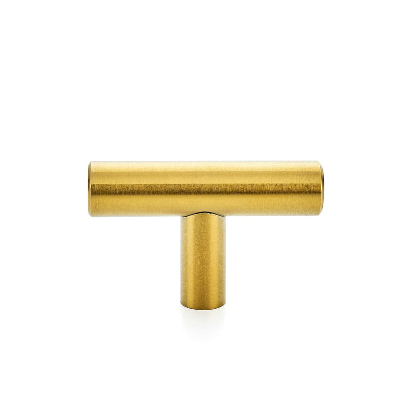 Ravinte 10 Pack 2 inch Cabinet Pulls Brushed Brass Stainless Steel Kitchen Cupboard Handles Cabinet Handles 2”Length - NewNest Australia