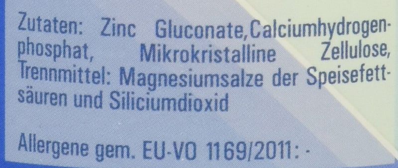 Zinc 25mg - 365 tablets - Zinc Gluconate - 12 month supply - just one tablet daily single - NewNest Australia