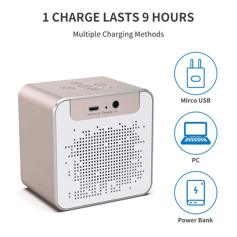 White Noise Machine, RENPHO Sound Machine for Sleeping Baby/Adult with 36 Soothing Natural Sounds, Timer&Memory Functions, Privacy Noise Cancelling for Office, Portable for Nursery Home Travel White - NewNest Australia
