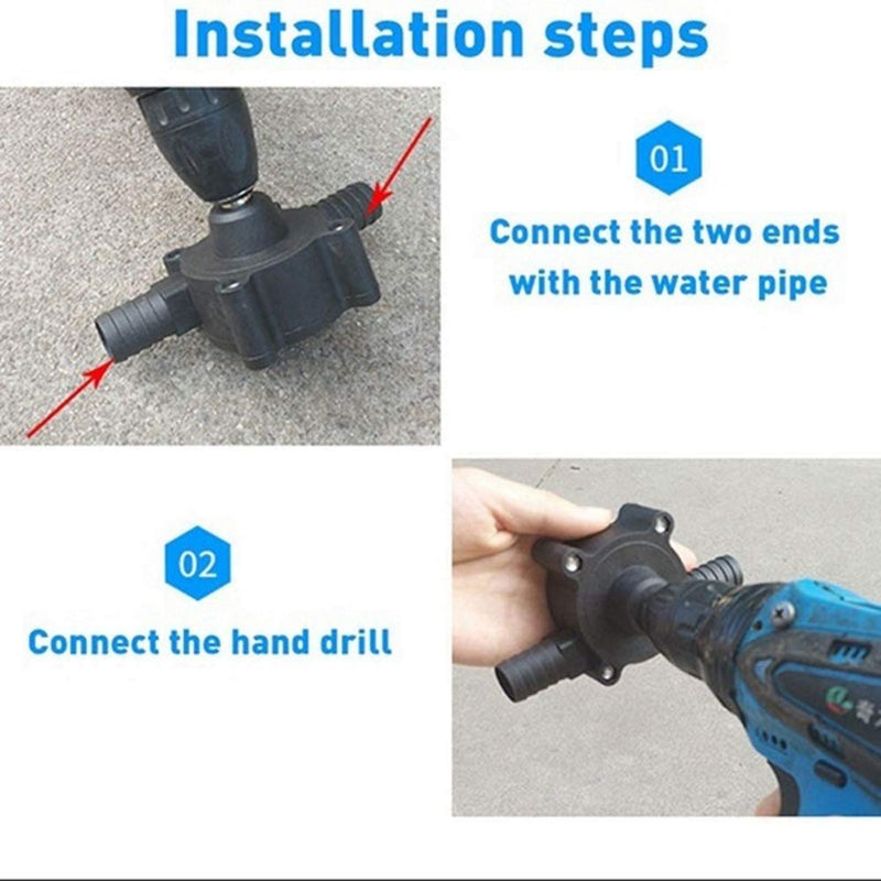 BlueRCKing 1pcs Hand Electric Drill Pump Self Priming Water Transfer Pump Small Household Pump - NewNest Australia
