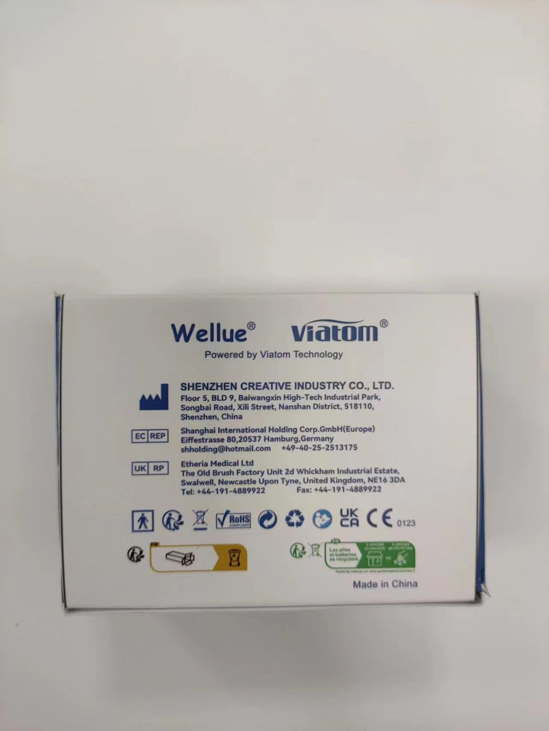 Viatom Bluetooth Pulse Oximeter Finger Oximeter With App And 12 Data Sets, Oxygen Saturation Meter Finger, Blood Oxygen Meter Finger For Heart Rate With Alarm, Free App - NewNest Australia